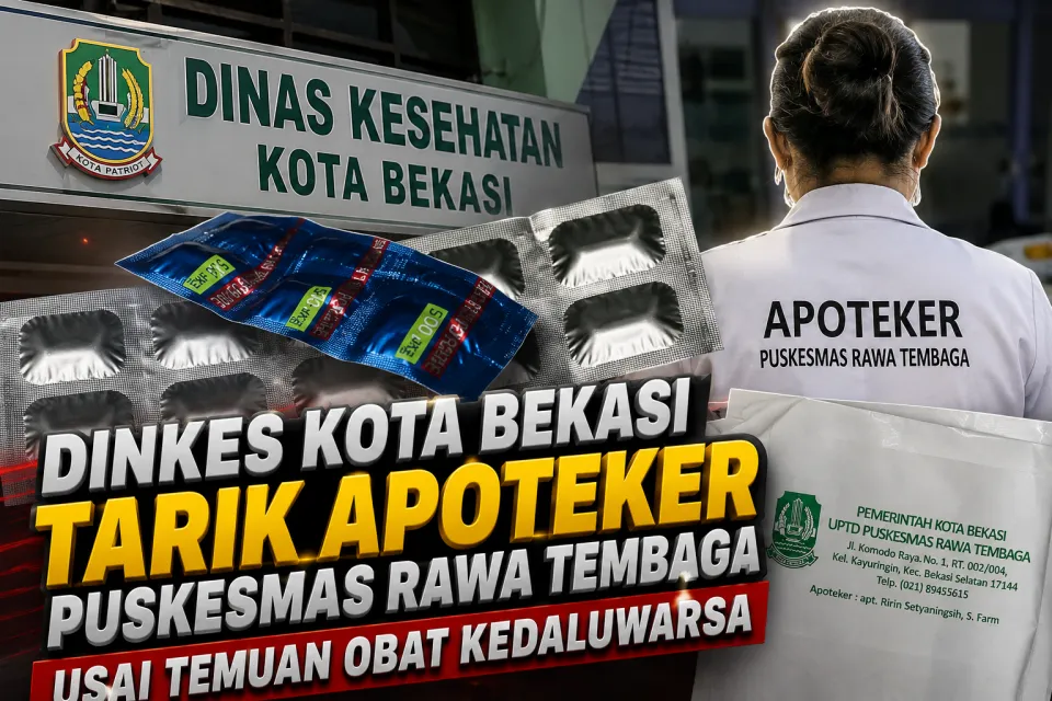 Dinkes Kota Bekasi Tarik Apoteker Puskesmas Rawa Tembaga Usai Temuan Obat Kedaluwarsa