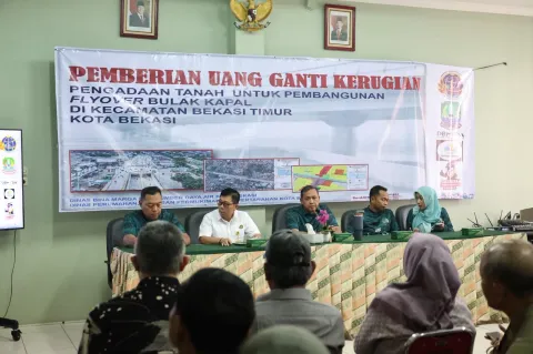 Flyover Bulak Kapal Segera Dibangun, 32 Bidang Tanah Dibayar Pekan Depan Hari Ini