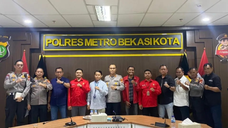 Polres Metro Bekasi Kota Perkuat Sinergi Bersama KAMMI, Jaga Kondusivitas Kota Bekasi