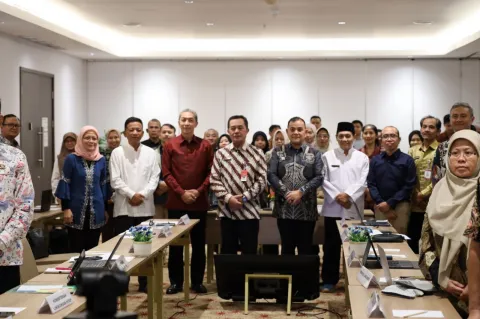 Sekda Bekasi Junaedi Hadiri Forum Kemendagri Bahas Pengendalian Pencemaran Udara Jabodetabek