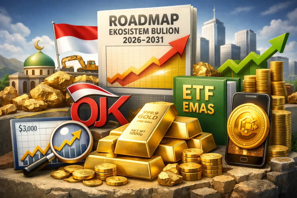 Harga Emas Melejit, OJK Resmi Luncurkan Roadmap Ekosistem Bulion 2026–2031: Era Baru Investasi Emas Nasional Dimulai