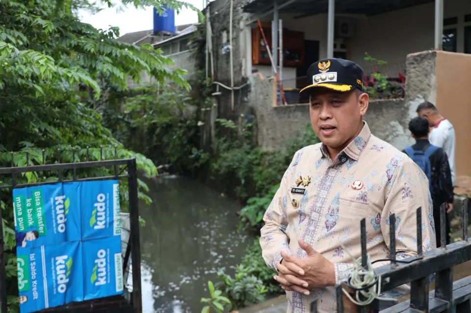 Wali Kota Bekasi Fokus Benahi Kali Chandra, Jembatan Rendah Jadi Penyebab Banjir