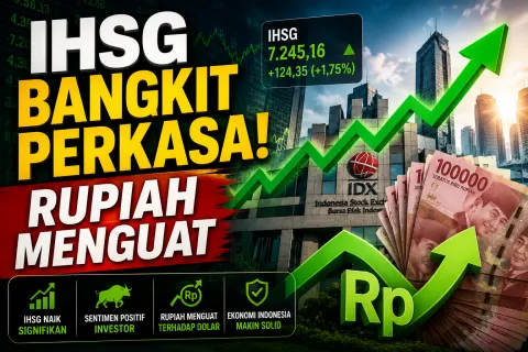 IHSG Hari Ini Perkasa! Rupiah Menguat, Inflasi Terkendali, Analis Prediksi Bursa RI Berpeluang Tembus 6.280