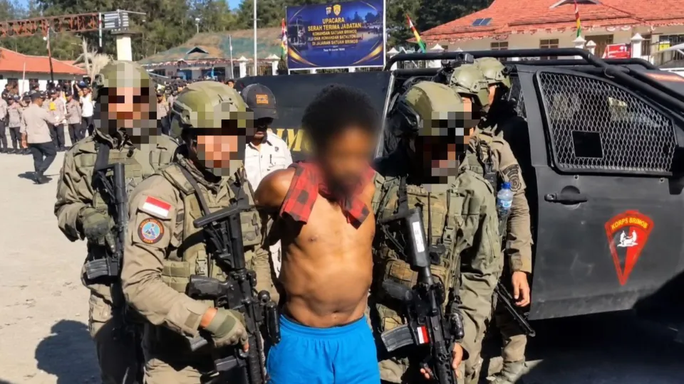 Satgas Damai Cartenz Amankan DPO Kasus Penembakan di Puncak Papua Tengah