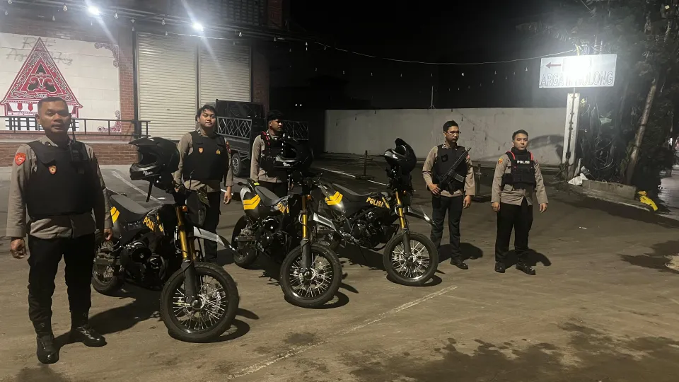 Jaga Jalur Perbatasan, Tim Kuda Nil Polres Bekasi Kota Sekat Titik Rawan Tawuran dan Begal hingga Subuh