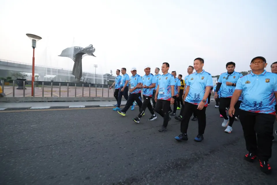 Hari Ini Sumsel Bhayangkara Run 2026 Diikuti 8.035 Pelari, Kapolda dan Forkopimda Tunjukkan Soliditas 