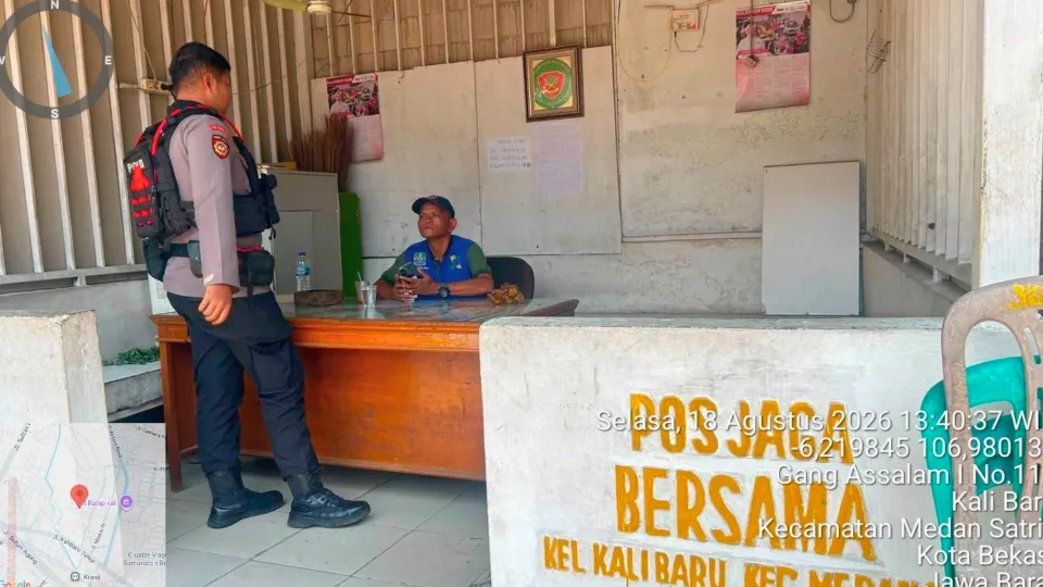 Patroli Jaga Bekasi On The Spot Sasar Medan Satria, Polisi Cegah Tawuran dan Curanmor