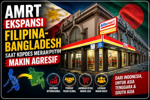 AMRT Suntik Ekspansi Asia Rp730 Miliar, Terungkap Filipina dan Bangladesh Jadi Target Utama