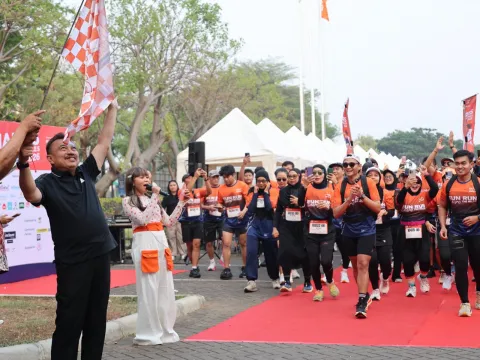 Harris Bobihoe Hadiri Fun Run di Bekasi, Dorong Warga Jalani Pola Hidup Sehat