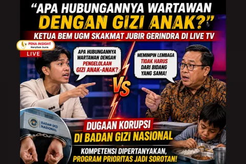 Terbaru Ketua BEM UGM Skakmat Jubir Gerindra! Apa Hubungannya Wartawan dengan Gizi Anak Jadi Sorotan Publik