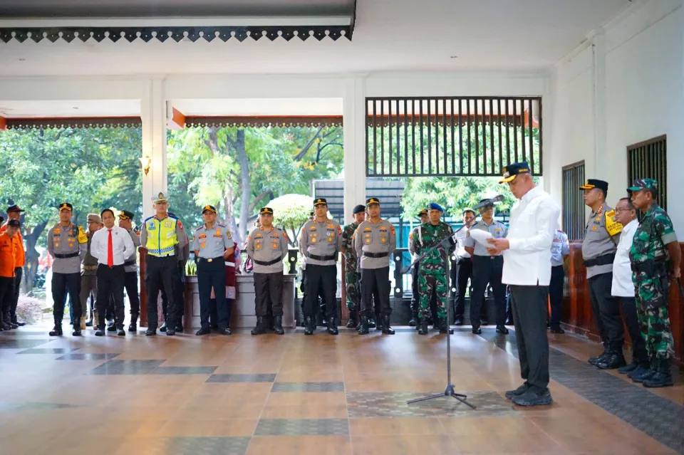 Jelang Mudik Lebaran 2026, Wali Kota Bekasi Pimpin Apel Tiga Pilar: Pesan Khusus Kapolri Jadi Sorotan