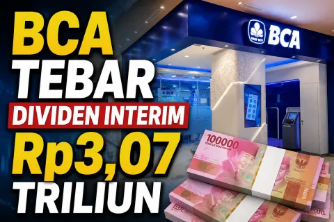 Terbaru Hari Ini! BCA Tebar Dividen Interim Rp3,07 Triliun, Investor BBCA Dapat Rp25 per Saham
