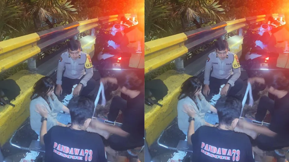 Laporan 110 Masuk Dini Hari, Polisi Evakuasi 2 Korban Kecelakaan di Flyover Senayan