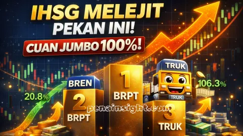 IHSG Melejit Pekan Ini! BREN, BRPT hingga TRUK Cetak Cuan Jumbo 100%
