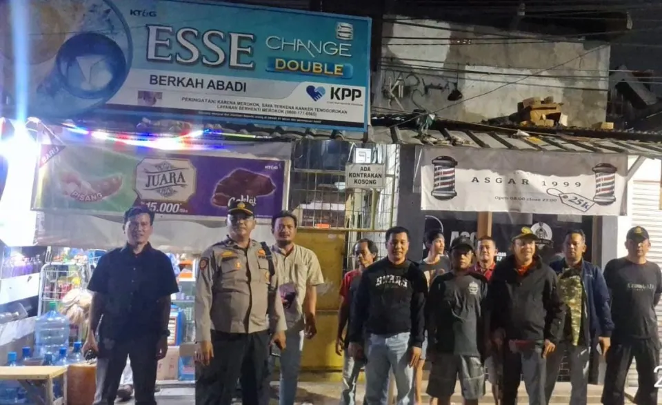Cegah Tawuran Malam Hari, Polsek Bekasi Barat Intensifkan Patroli Beri Rasa Aman Warga