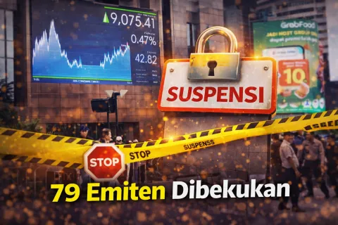 79 Emiten Terancam Dibekukan, BEI Siap Suspensi Massal Pekan Depan! Investor Panik, Saham Bisa Mendadak Beku