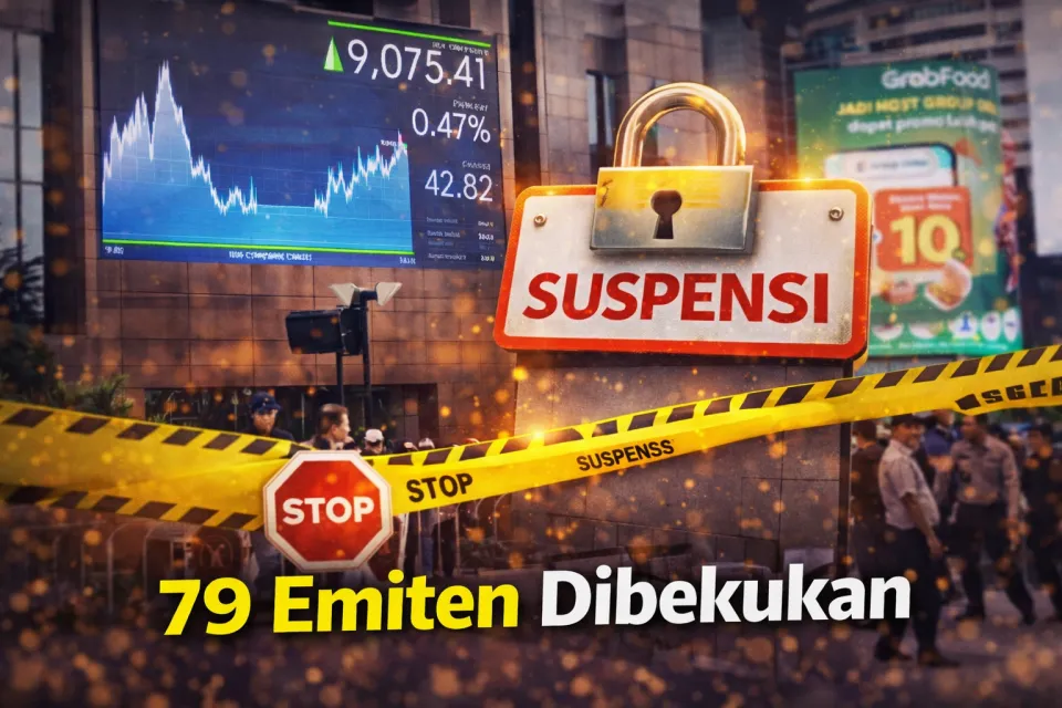 79 Emiten Terancam Dibekukan, BEI Siap Suspensi Massal Pekan Depan! Investor Panik, Saham Bisa Mendadak Beku
