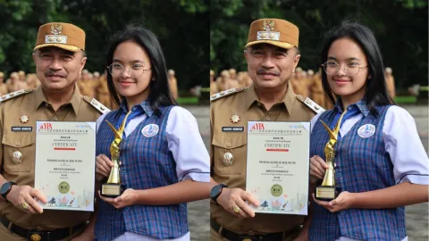 Dua Siswa Kota Bekasi Raih Prestasi Internasional, Wawali Harris Bobihoe Apresiasi