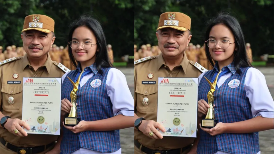 Dua Siswa Kota Bekasi Raih Prestasi Internasional, Wawali Harris Bobihoe Apresiasi