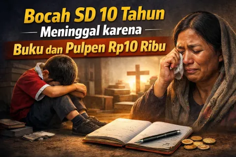 Tak Punya Buku dan Pulpen Rp10 Ribu, Bocah SD di Ngada Meninggal Dunia, Tamparan Keras Dunia Pendidikan Kita
