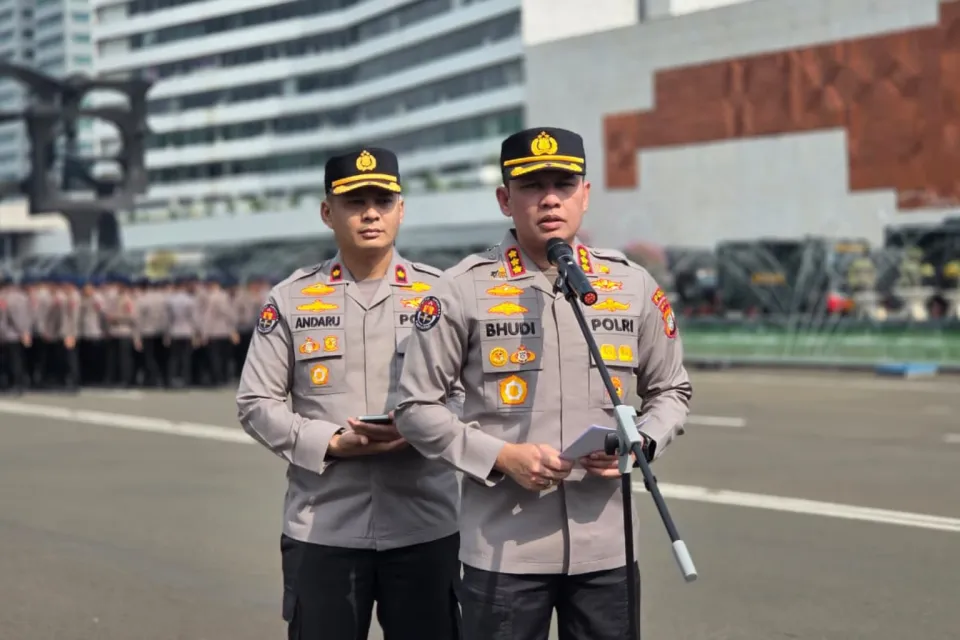 6.675 Personel Gabungan Amankan Aksi Mahasiswa di DPR, Monas hingga Bundaran HI