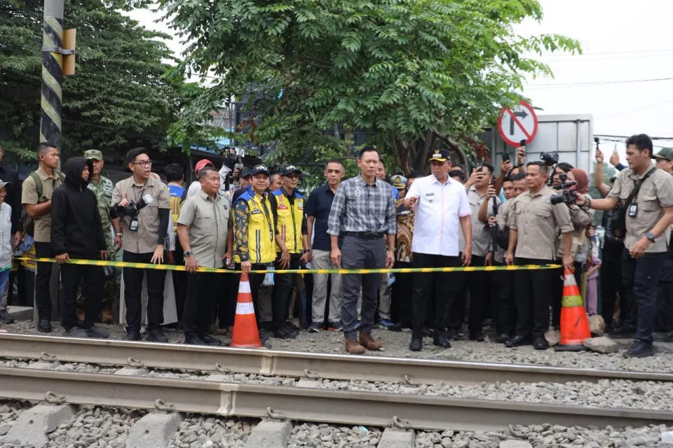 AHY Tinjau Flyover Bulak Kapal, Pembebasan Lahan Hari Ini 76 Bidang Ditargetkan Tuntas November 2026