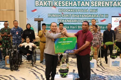 Bakti Kesehatan Hari Bhayangkara ke-80, Polda Riau Hadirkan 14 Layanan Medis dan Layani Ribuan Warga