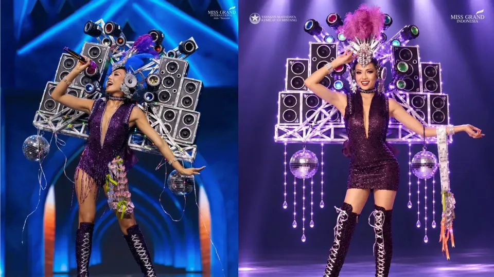 Dilza Salsabila Bikin Heboh MGI 2026, Bawa Dangdut Indonesia Lewat Kostum ‘Bintang Pentas’