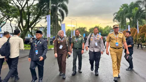 Rakornas 2026 Dipimpin Presiden Prabowo, Wali Kota Bekasi dan Forkopimda Kompak Hadir