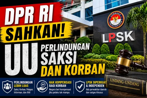 Fakta Terbaru Hari Ini di Jakarta: DPR RI Sahkan UU Perlindungan Saksi dan Korban, Kronologi hingga Hak Kompensasi Terungkap