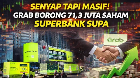 Senyap tapi Masif! Grab Borong 71,3 Juta Saham Superbank SUPA, Kepemilikan Tembus 15,95 Persen 