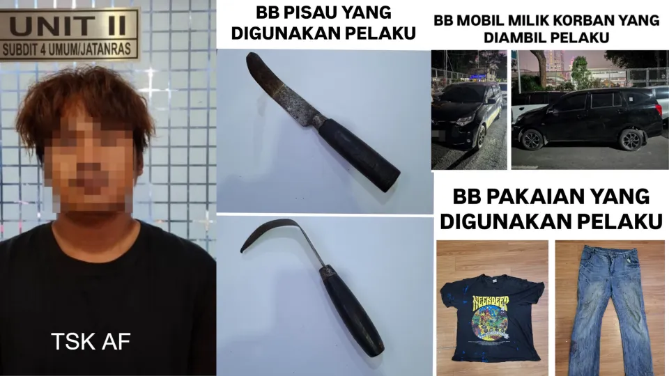 Breaking Sopir GrabCar Diduga Diserang Pakai Pisau dan Mobilnya Dibawa Kabur, Pelaku Ditangkap di Lebak