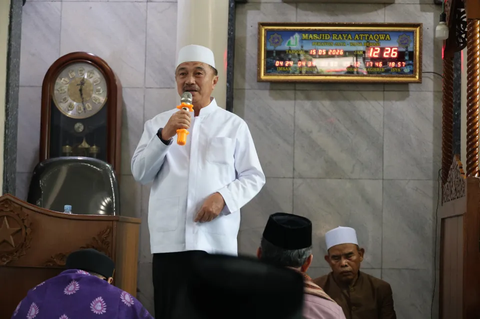 Safari Jumat di Pekayon, Wawali Bekasi Ajak Warga Doakan Kelancaran Haji Tri Adhianto