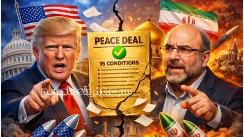 Trump Klaim 15 Poin Damai Iran Disepakati, Teheran Membantah Keras Negosiasi AS