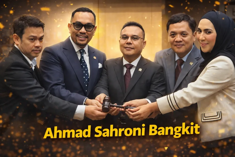 Kembali ke Kursi Pimpinan Ahmad Sahroni Bangkit, Ada Pemainan Apa di Balik Dinamika Komisi DPR?