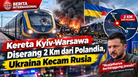 Kereta Kyiv-Warsawa Diserang 2 Km dari Polandia, Ukraina Kecam Rusia Hari Ini
