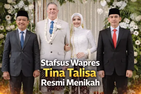 Stafsus Wapres Tina Talisa Resmi Menikah, Dihadiri Gibran dan Bahlil