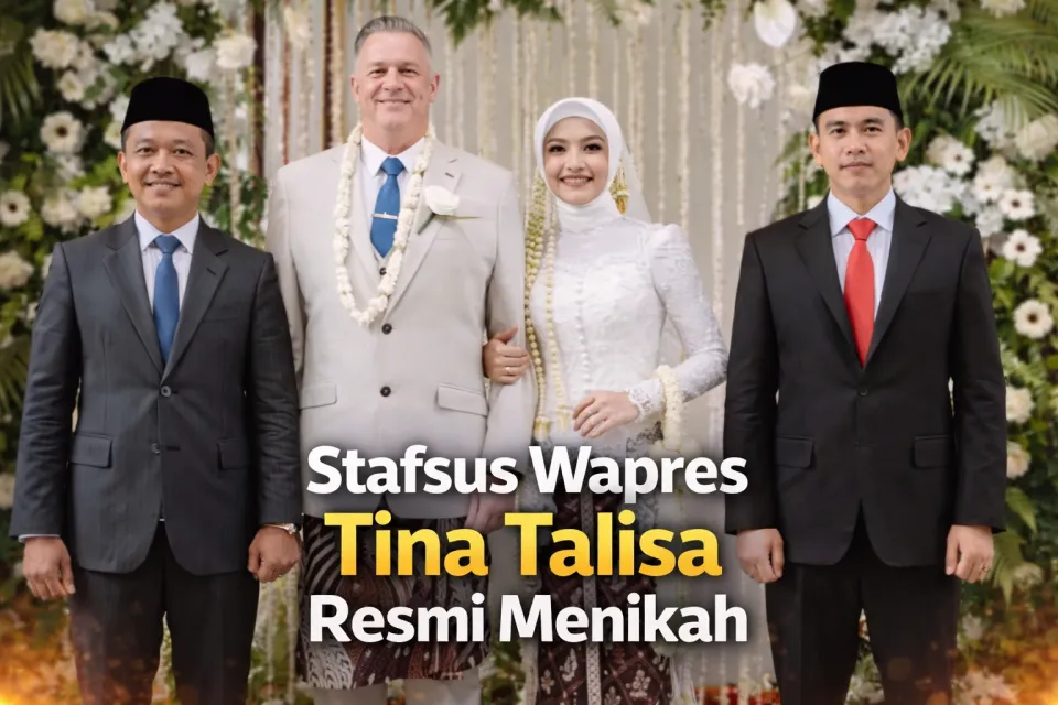 Stafsus Wapres Tina Talisa Resmi Menikah, Dihadiri Gibran dan Bahlil