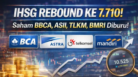 IHSG Rebound ke 7.710! Saham Bank hingga Energi Diburu Investor, Ini Rekomendasi Saham Paling Diburu