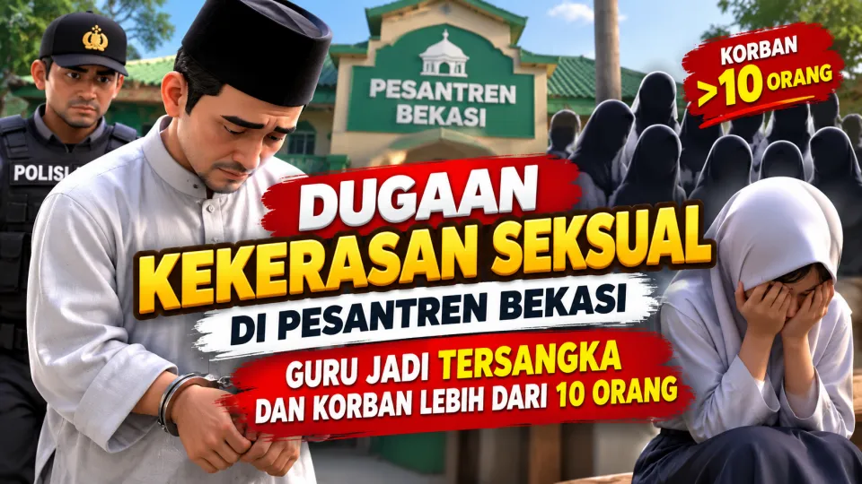 Dugaan Kekerasan Seksual di Pesantren Bekasi, Guru Jadi Tersangka dan Korban Lebih dari 10 Orang