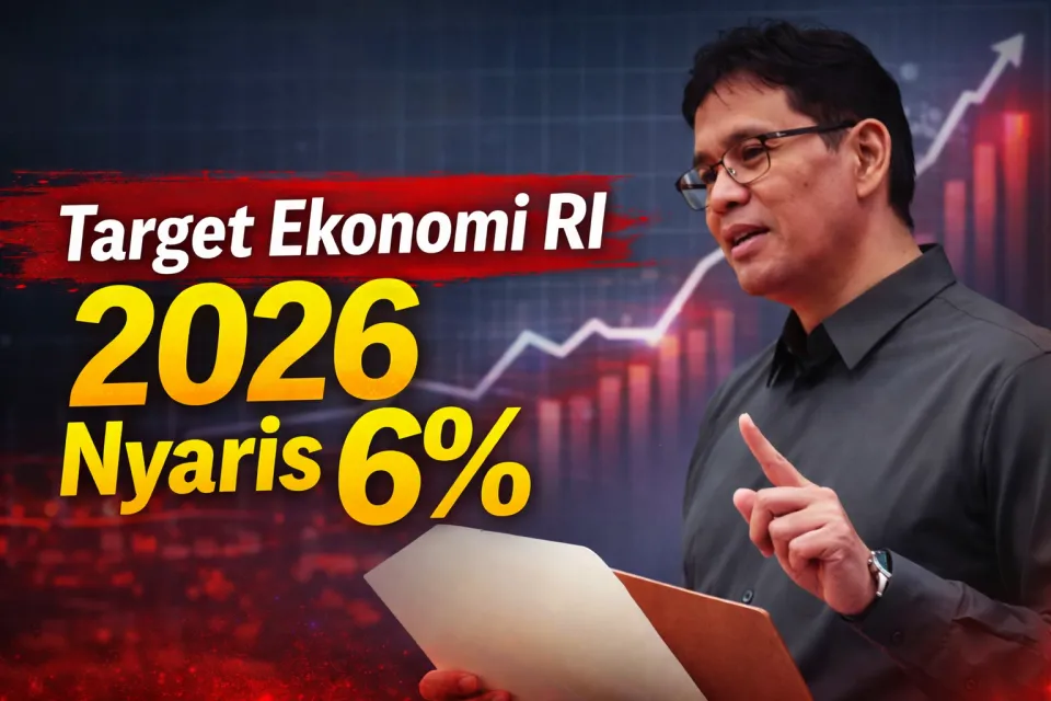 TERUNGKAP! Target Ekonomi RI 2026 Nyaris 6%, Menkeu Purbaya Siap Mundur Jika Gagal – Ini Fakta & Strateginya Hari Ini