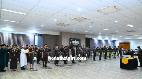 Kajati Jabar Lantik 15 Pejabat Baru, Diana Wahyu Widiyanti Jadi Kajari Kota Bekasi