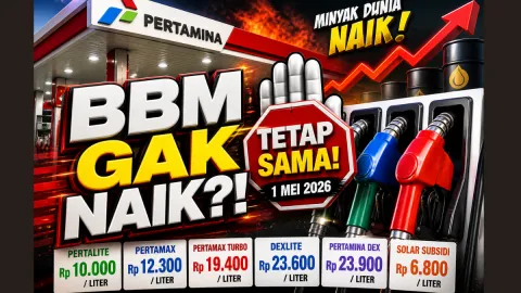 Resmi 1 Mei 2026: Pertamina Tahan Harga BBM Meski Minyak Dunia Naik, Ini Daftar Lengkapnya!