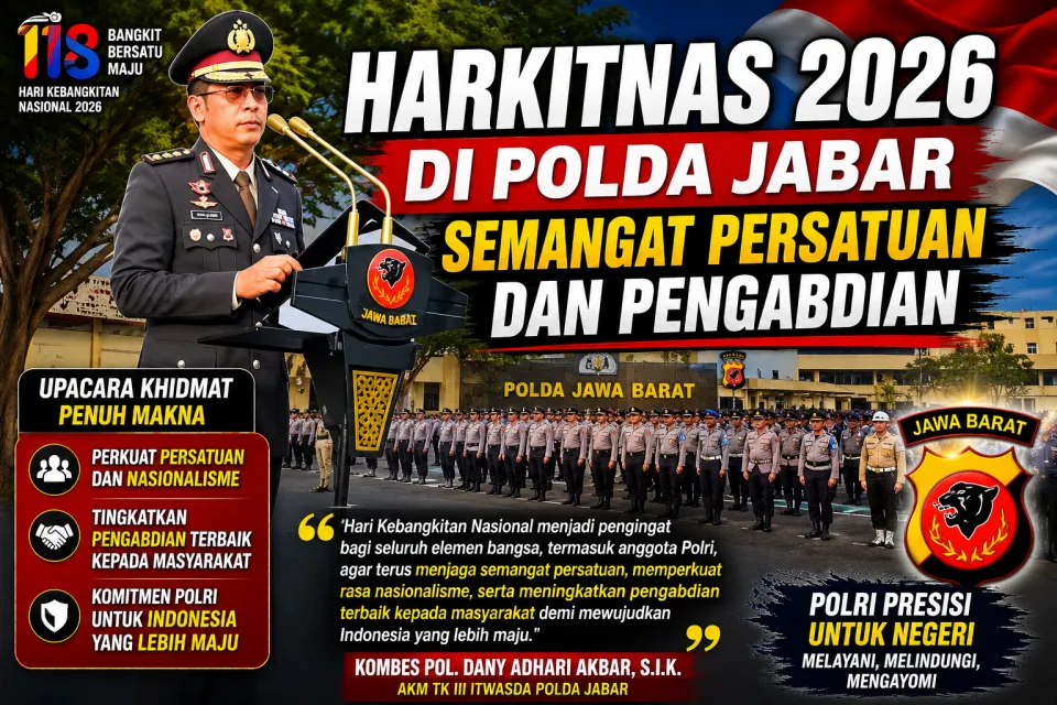 Harkitnas 2026 Menggema! Polda Jabar Kobarkan Semangat Persatuan dan Pengabdian untuk Indonesia Maju