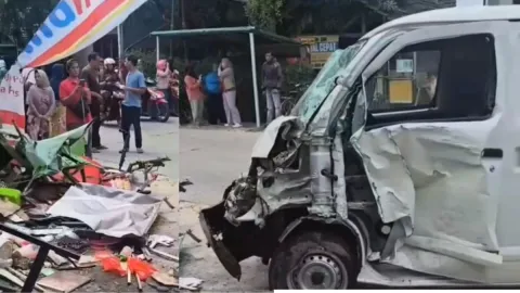 Mobil MBG Hantam Dua Gerobak Pedagang di Bekasi Timur, Empat Orang Jadi Korban