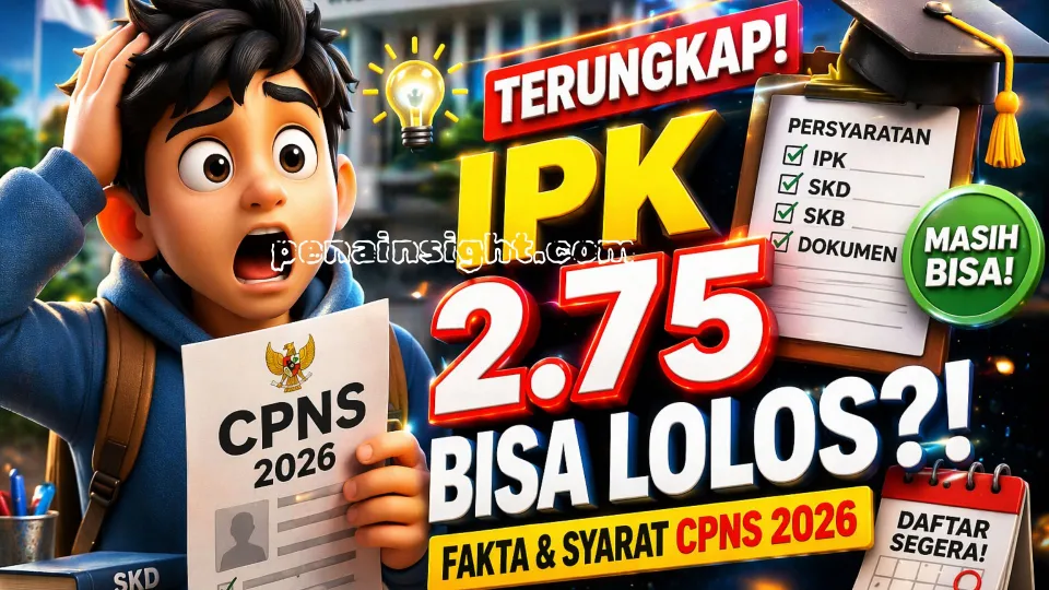 TERBARU! CPNS 2026 Dibuka? IPK di Bawah 3,00 Ternyata Masih Bisa Lolos, Ini Faktanya