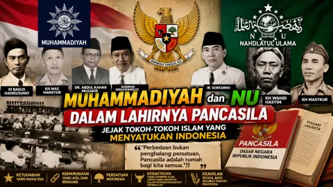 Fakta Sejarah Muhammadiyah dan NU dalam Lahirnya Pancasila: Kisah Tokoh-Tokoh Islam yang Menyatukan Indonesia