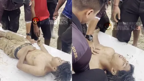 Aksi Heroik Taruna Akpol Selamatkan Bocah Hanyut di Sungai Aceh Tamiang