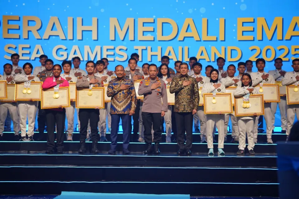 Kapolri Apresiasi Atlet Polri dan Non-Polri Berprestasi di SEA Games 2025
