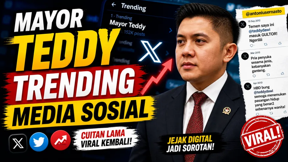 Viral Hari ini! Nama Mayor Teddy Trending, Terungkap Cuitan Lawas Picu Perdebatan Privasi di Media Sosial